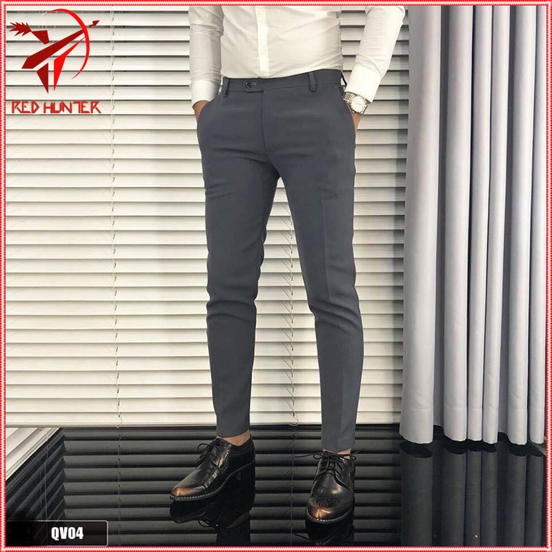 Quần âu nam ống côn RD vải lụa co giãn,quần tây nam không nhăn không xù 4 màu | BigBuy360 - bigbuy360.vn
