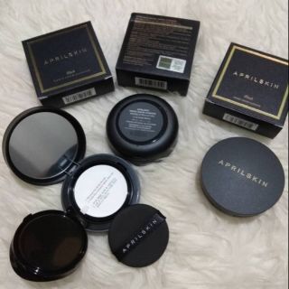 Phấn nước che phủ hoàn hảo April Skin Black Magic Snow Cushion 2.0