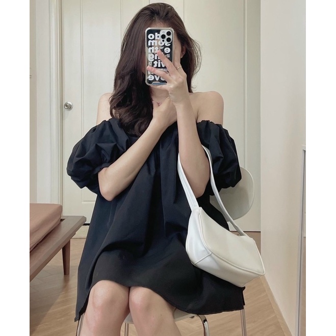 Áo Babydoll Trễ Vai Tay Phồng YUMI2 Áo Kiểu Bánh Bèo Bbd Hot Trend 2022