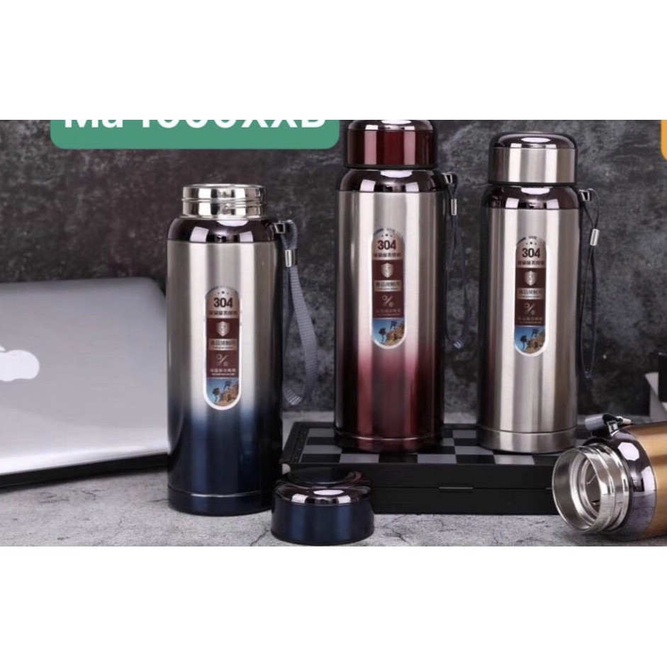 Bình giữ nhiệt nóng lạnh lõi thép inox 304 chống Gỉ A150 600-800-1000ml