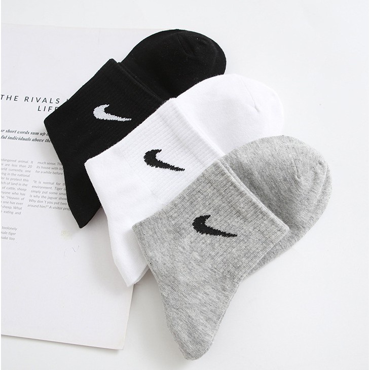 1 Cặp Vớ Thể Thao Unisex Bằng Cotton In Mã Code/Bóng Rổ/Bóng Rổ/Đá Banh/Tennis Đơn Giản Cho Unisex