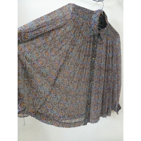 Áo voan xếp li toàn bộ free size thanh lý