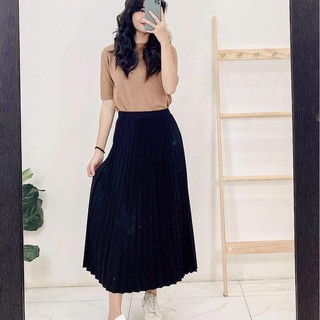 Chân váy DẬP LY CÁT HÀN dáng dài