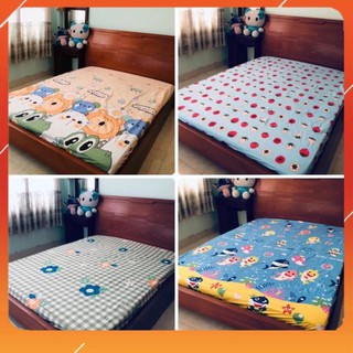 Ga chống thấm cotton cao cấp 1m6x2m/1m8x2m cao 10cm