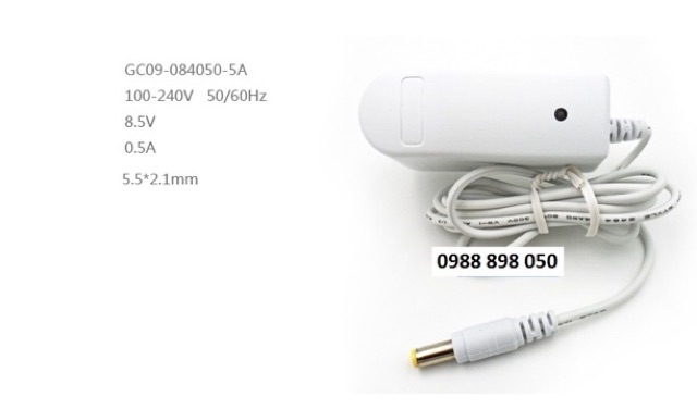 Sạc 2S 8.4V 0.5A, chuyên sạc pin Li-ion 7.2V, có đèn báo đầy.