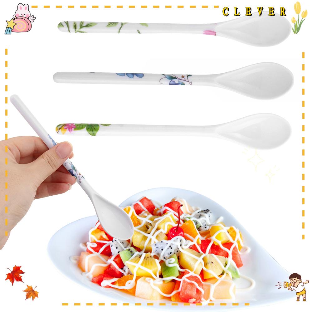 1 / 3 muỗng ăn tráng miệng bằng sứ