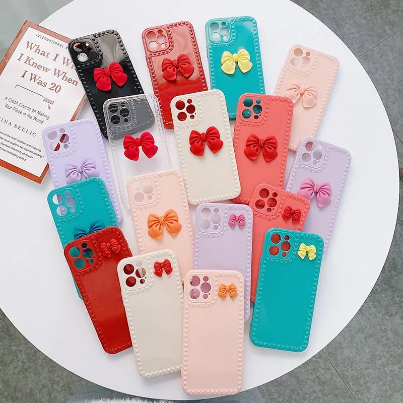 Ốp lưng iphone gắn nơ 6/ 6plus/ 6splus/7plus/8plus/x/xs/11/12/13 pro/max/plus/promax 13promax