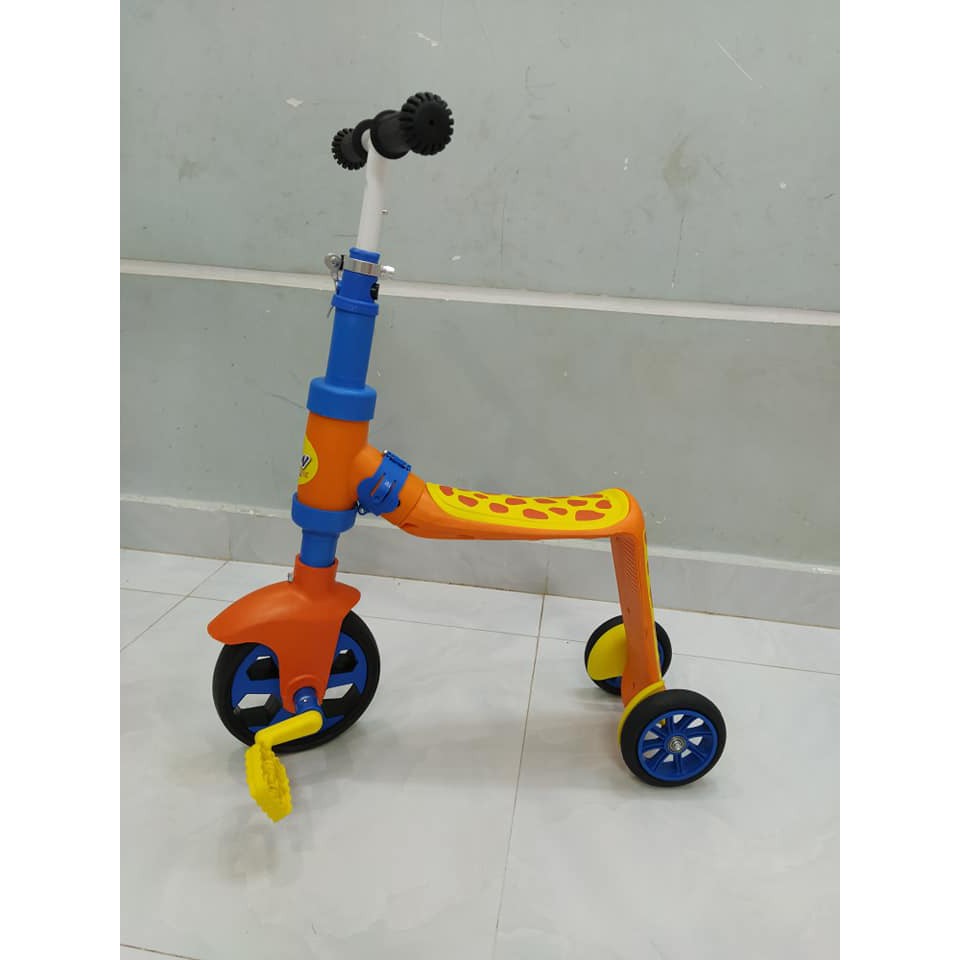 Xe trượt scooter và xe chòi chân 2 in 1