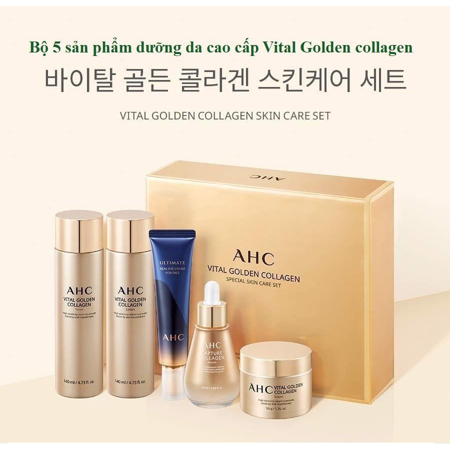 Bộ mỹ phẩm AHC VITAL GOLDEN COLLAGEN