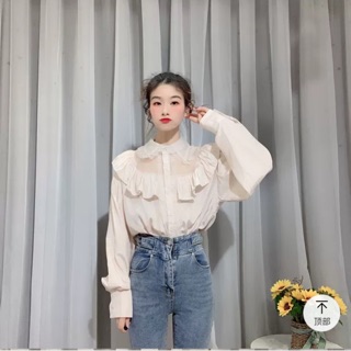 Áo sơ mi bèo tiểu thư