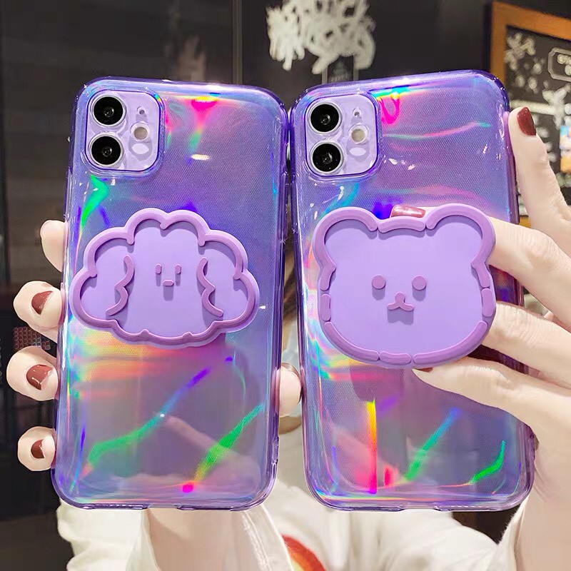 [Order Case] Ốp IPhone Gấu (Kèm Pop)