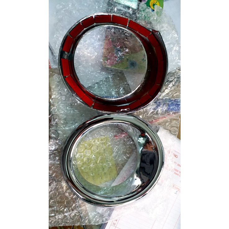 Ốp đèn gầm trước xe Toyota Fortuner 2012, 2013, 2014, 2015, 2016 mạ crom cao cấp,sáng bóng