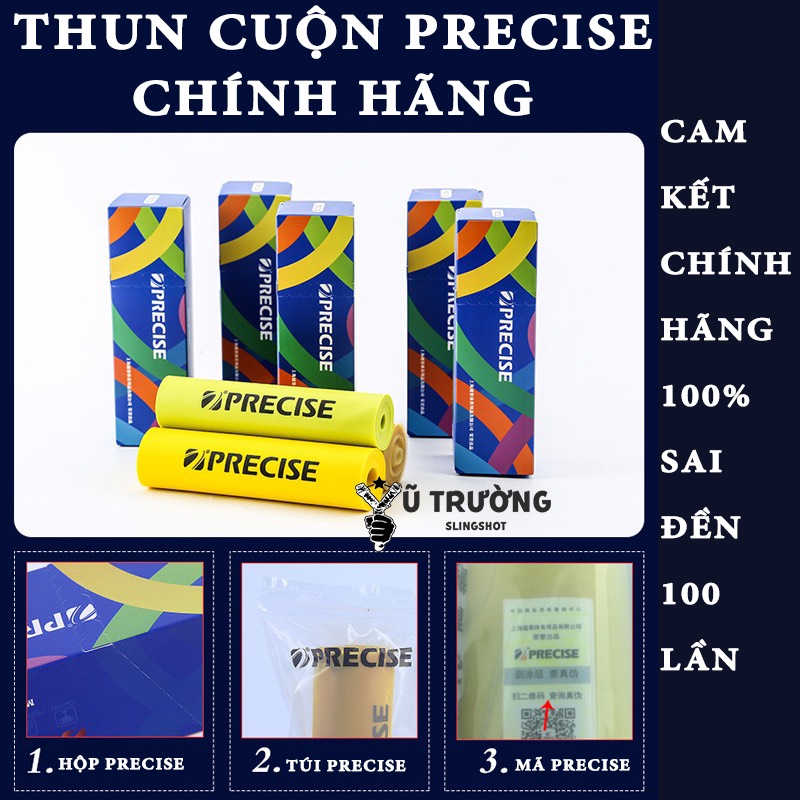 [DEAL SỐC] - 1M Dây ná cao su, thun ná cao su, thun chính hãng PRICISE cắt theo yêu cầu CỦA MỌI NGƯỜI