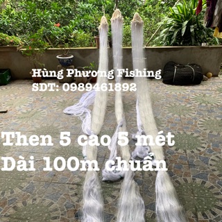 Lưới cá Hùng Phương 10cm x5m x 100 mét 0,20 sịn