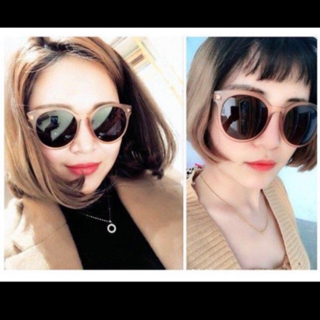 GIÁ SI mắt Kính mát đi biênr nâu Tây bản to hot 2023