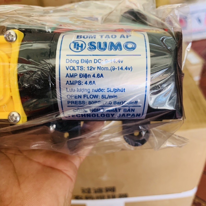 BƠM MINI DÙNG RỬA XE VÀ BÌNH XỊT ĐIỆN