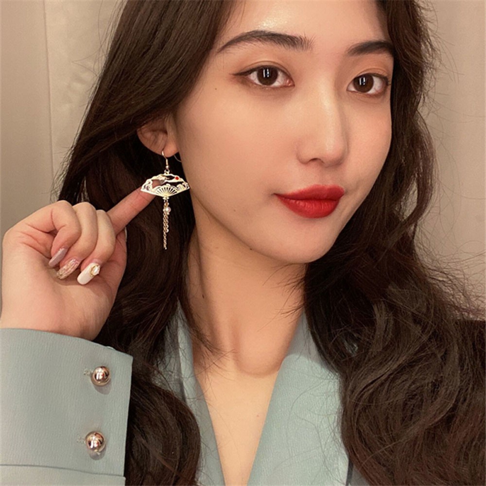 Khuyên Tai Nữ Trang Dáng Dài Tạo Hình Độc Đáo