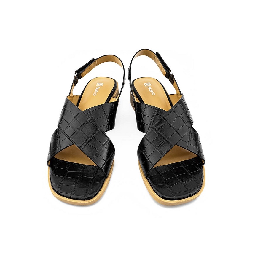 Giày sandal Pabno quai chéo bản to hot Trend 2021 PN13011