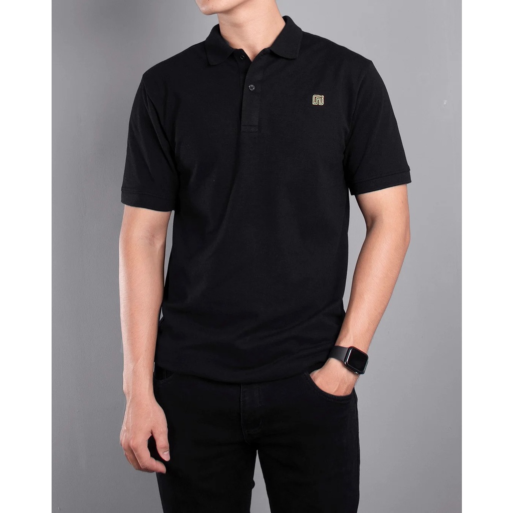 Áo polo nam trơn basic nigo vải cá sấu cotton form slimfit 4 màu