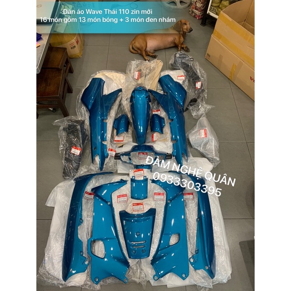 Dàn áo Wave Thái 110 16 món  zin Thái mới 100% 💰 5,150,000 VND / 1 bộ