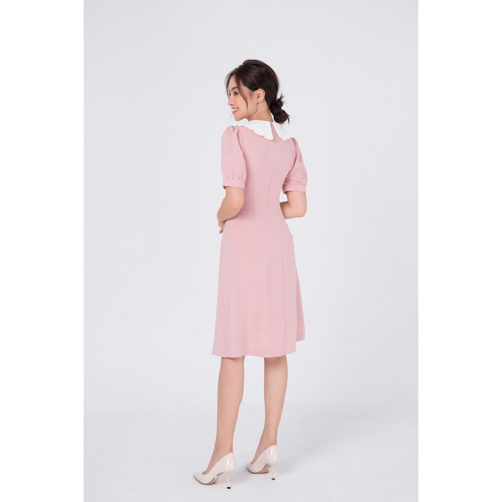 De Leah - Đầm Xoè Pha Cổ Bèo Nhí - Thời trang thiết kế