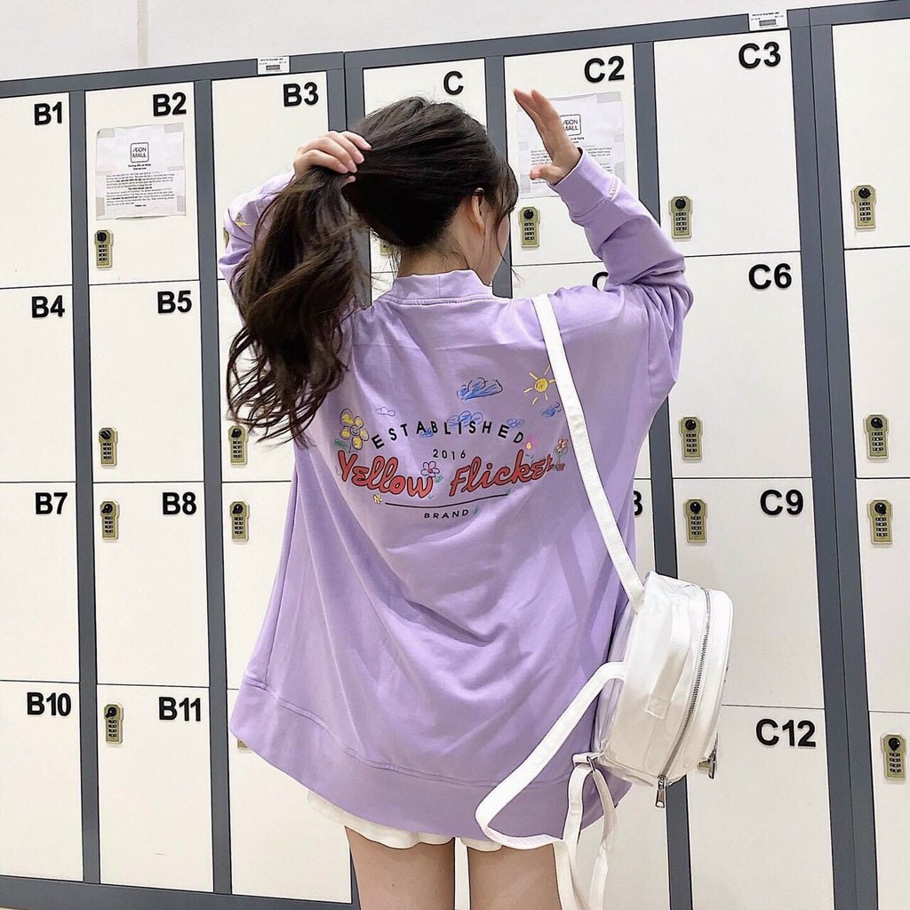 ÁO KHOÁC CARDIGAN NỈ BÔNG YELLOW FLICKER( KÈM VIDEO THẬT SẢN PHẨM ) | BigBuy360 - bigbuy360.vn