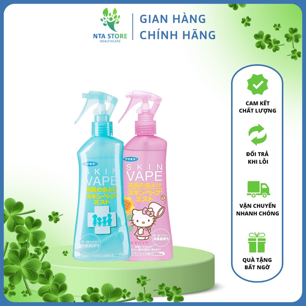 Xịt Chống Muỗi & Côn Trùng Skin Vape Hello Kitty Nhật