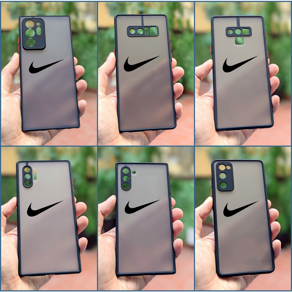 Ốp Lưng Viền Dẻo Hình Nike, Bảo Vệ Camera SAMSUNG Note 8/Note 9/Note 10/Note 10 Plus/Note 20/Note 20 FE/Note 20 Ultra