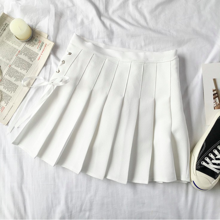 Chân Váy Ngắn Nữ Sinh Chân Váy Xếp Ly phối nơ năng động ulzzang style Siêu HOT | BigBuy360 - bigbuy360.vn