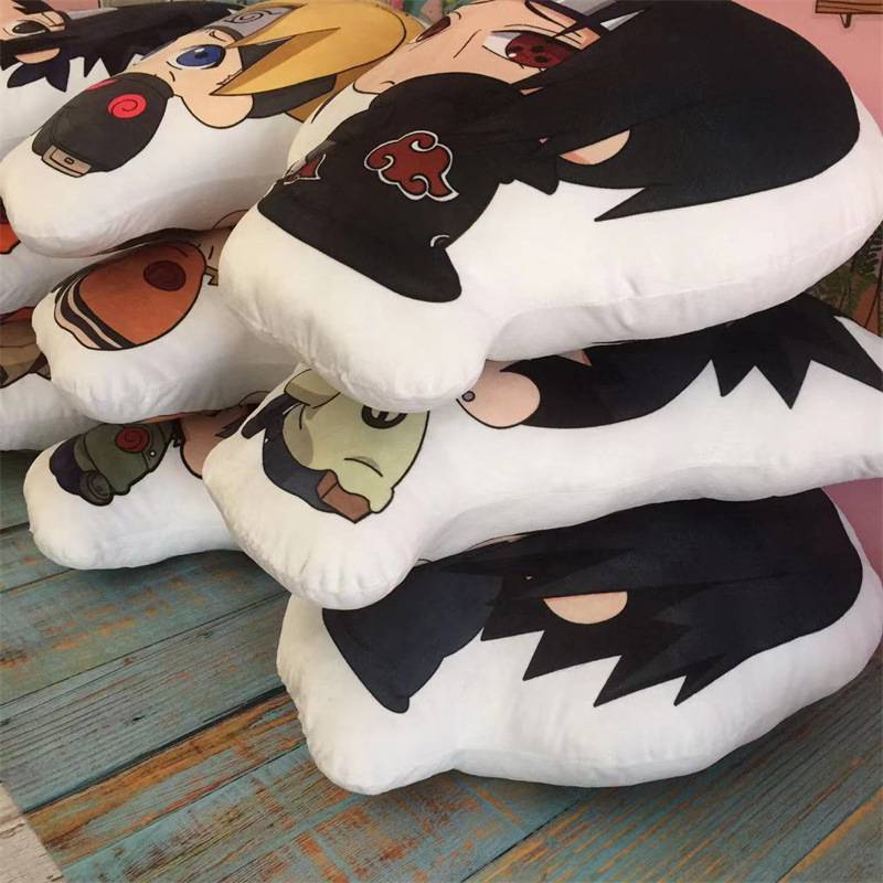 Gối Nhồi Bông Hình Naruto Boruto Kakashi Sasuke Itachi Gaara Làm Quà Tặng Cho Bé