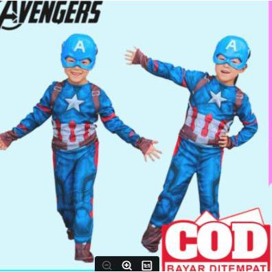 Bộ Đồ Hóa Trang Siêu Anh Hùng Captain America 255 - Kado Cho Bé