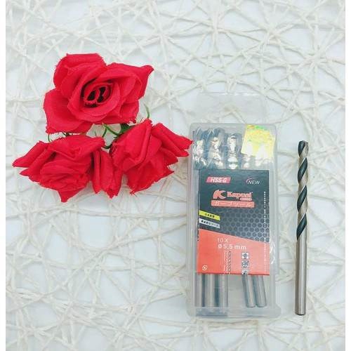 BỘ 10 MŨI KHOAN SẮT, INOX KAPUSI 5.5MM