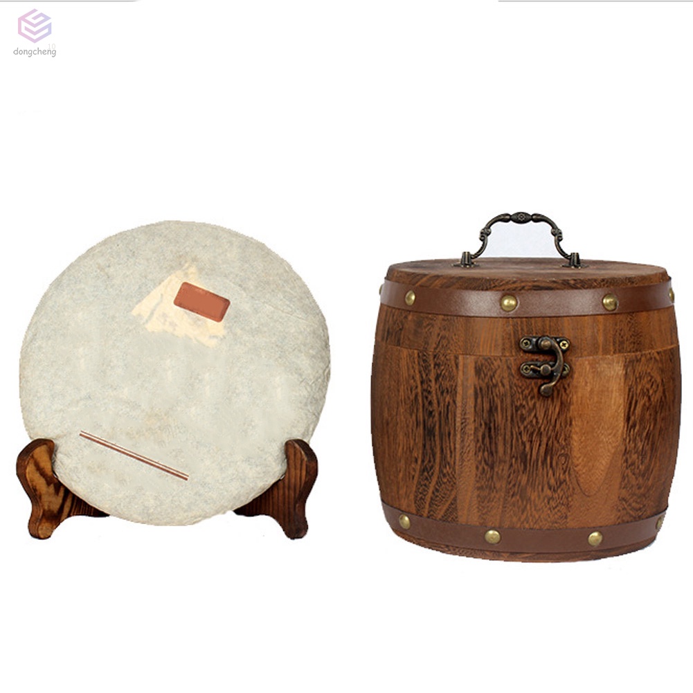 Hộp Đựng Trà/Cà Phê/Đậu/Đậu Bằng Gỗ Mini Có Khóa Cài Tiện Dụng