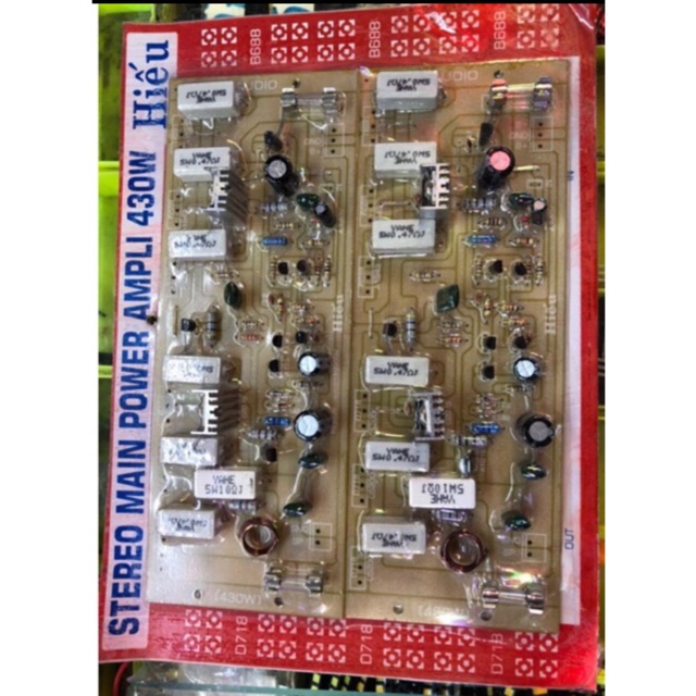 Bo khuyến đại âm thanh 430w dùng 12 sò công suất