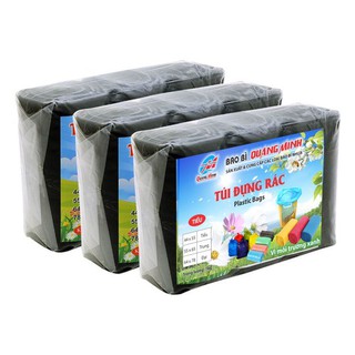 Túi Đựng Rác Đen 3 Cuộn (1kg)