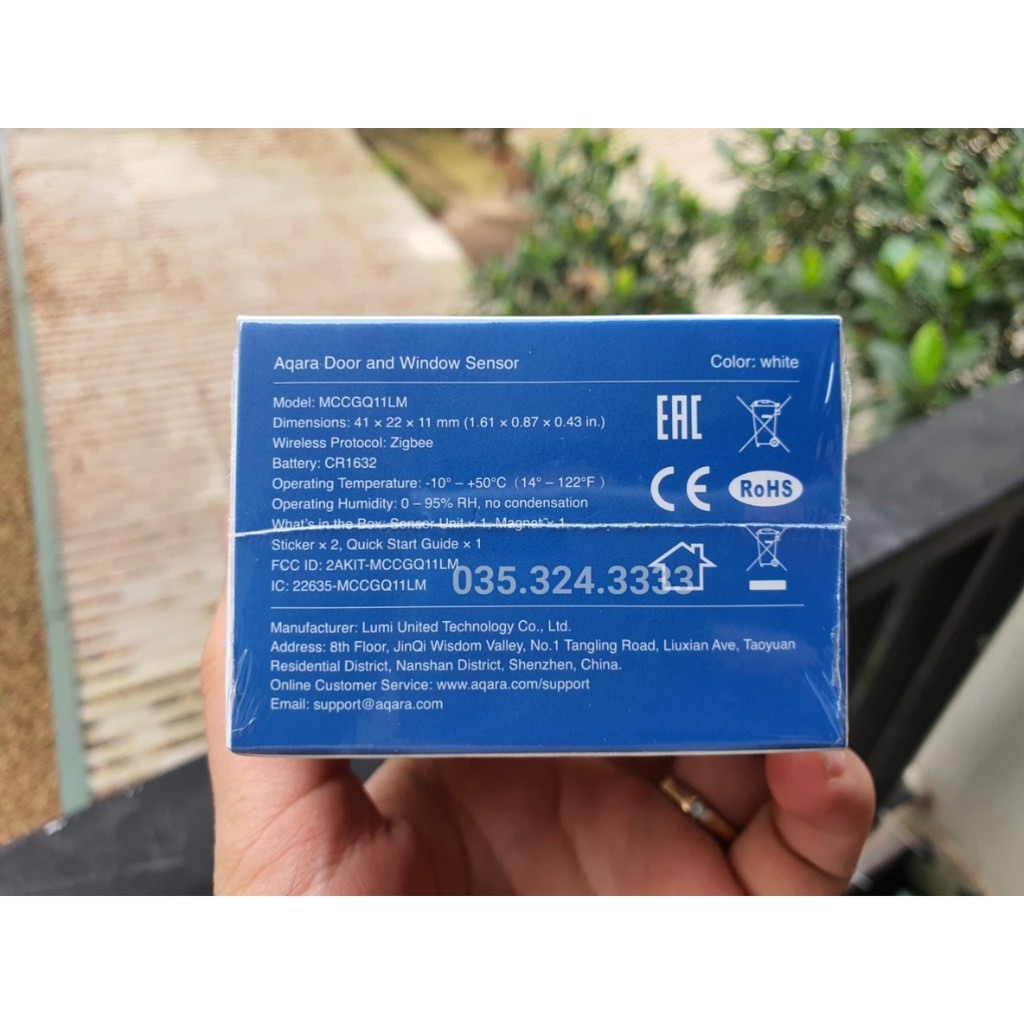 Cảm biến cửa thông minh Aqara chính hãng, thích hợp báo khách, an ninh - Aqara Door Sensor.