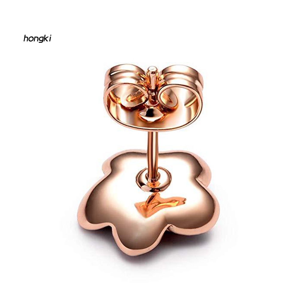 Bông Tai Hình Hoa Hồng Thanh Lịch Cho Nữ