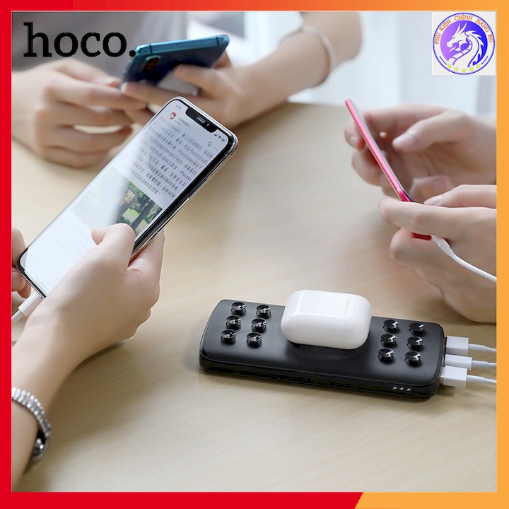 Sạc dự phòng không dây sử dụng cho airpod và điện thoại chính hãng hoco j56