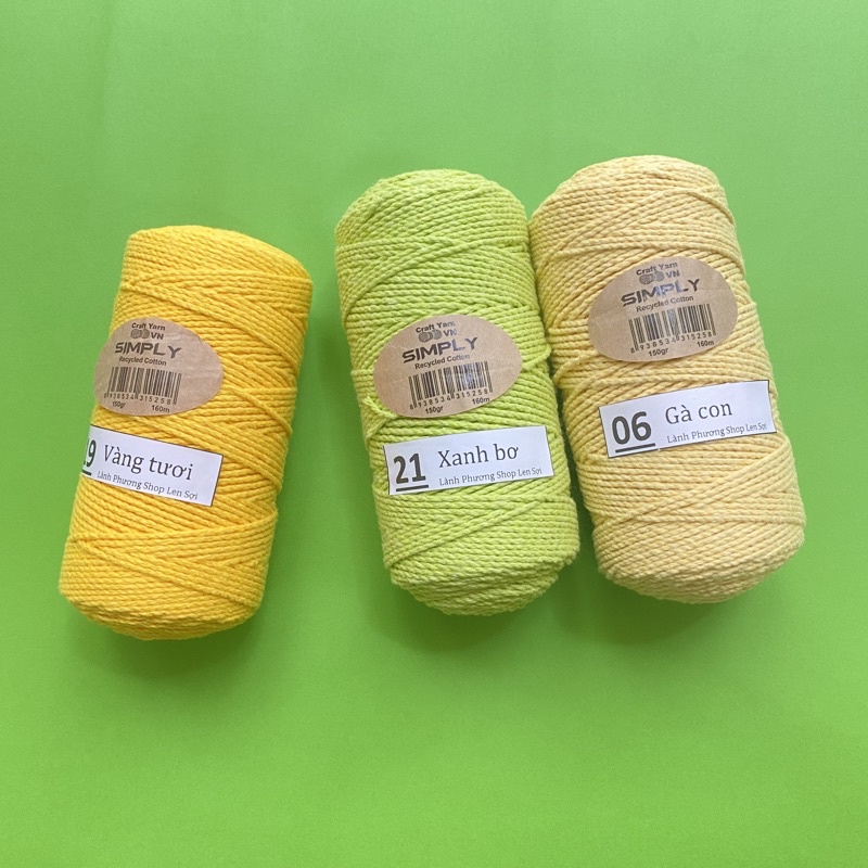 Sợi Simply Recycle Cotton