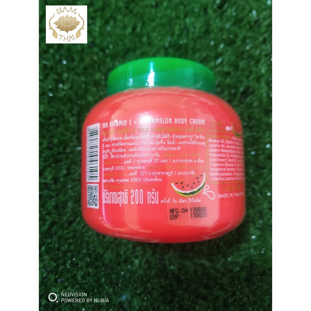 Dưỡng Thể Dưa Hấu AR Vitamin E WATERMELON Body Lotion Thái Lan 200gram