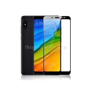 Kính cường lực full keo 5d cho xiaomi redmi note 5 pro tặng keo chống hở mép