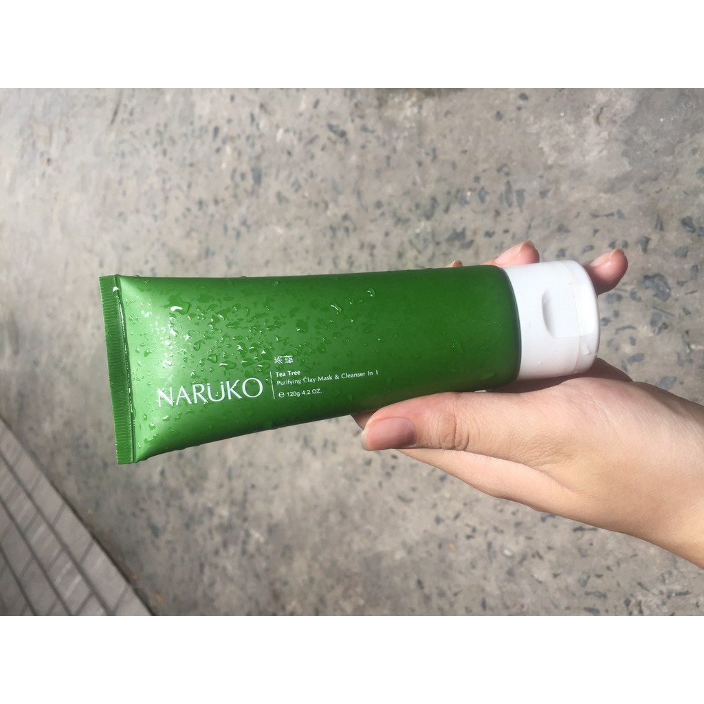 [CHÍNH HÃNG] 🎉Sữa Rửa Mặt NARUKO Dạng Bùn Tràm Trà 120ml ️🎉 Tea Tree Purifying Clay Mask & Cleanser In 1 | BigBuy360 - bigbuy360.vn
