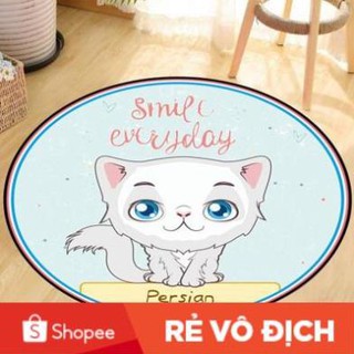 Thảm tròn hình hoạt hình cho chó mèo