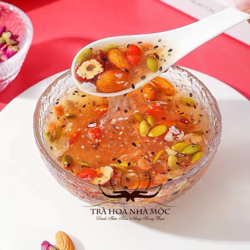 Bột Củ Sen Mix Hạt Dinh Dưỡng Việt Nam (Set 6 gói thành 12 bữa ăn mix siêu đầy đặn)