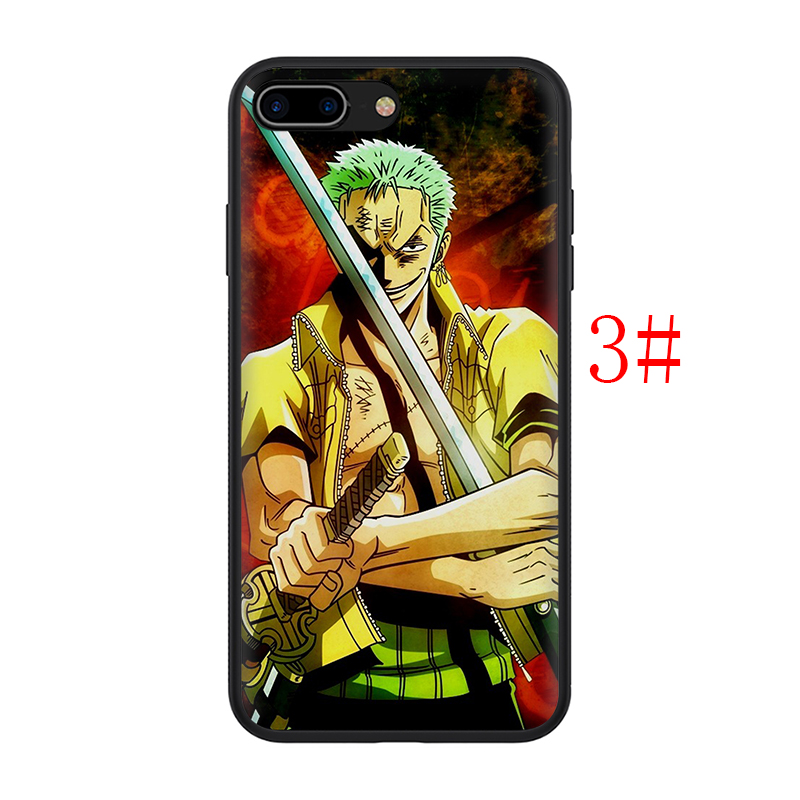 Ốp điện thoại silicone mềm TPU hoạt hình One Piece T96 cho iPhone 8 7 6S 6 Plus 5 5S SE 2016 2020