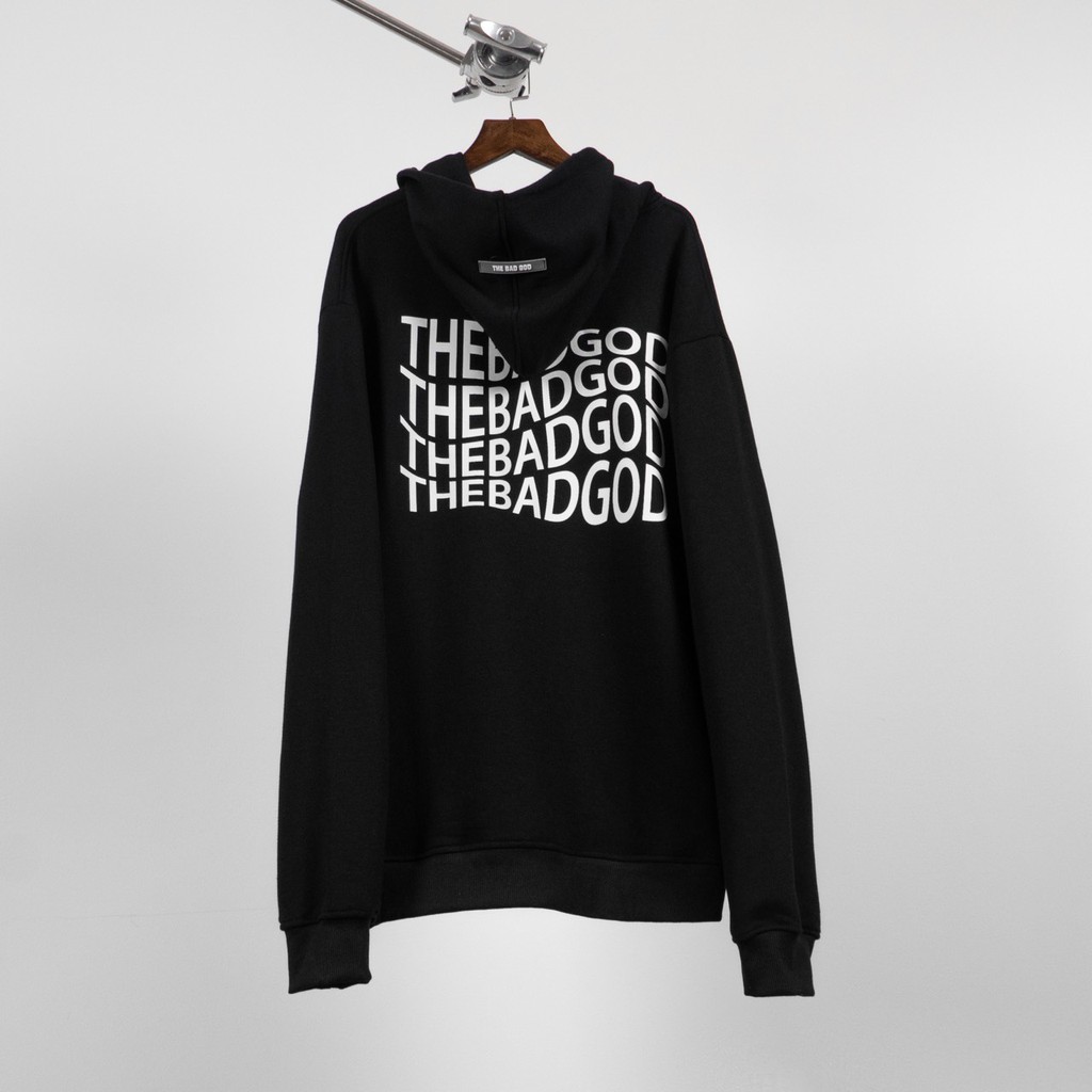 Áo hoodie nỉ có mũ The Bad God Wavy