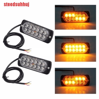 Bảng đèn led 12 bóng màu hổ phách cảnh báo khẩn cấp cho xe hơi