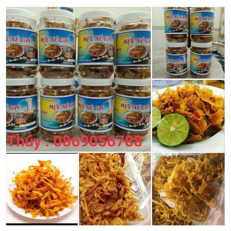 Mực sấy gừng xé sợi loại 1 Thúy Đặc Sản Đà Nẵng thơm ngon chuẩn vị nhà làm | BigBuy360 - bigbuy360.vn