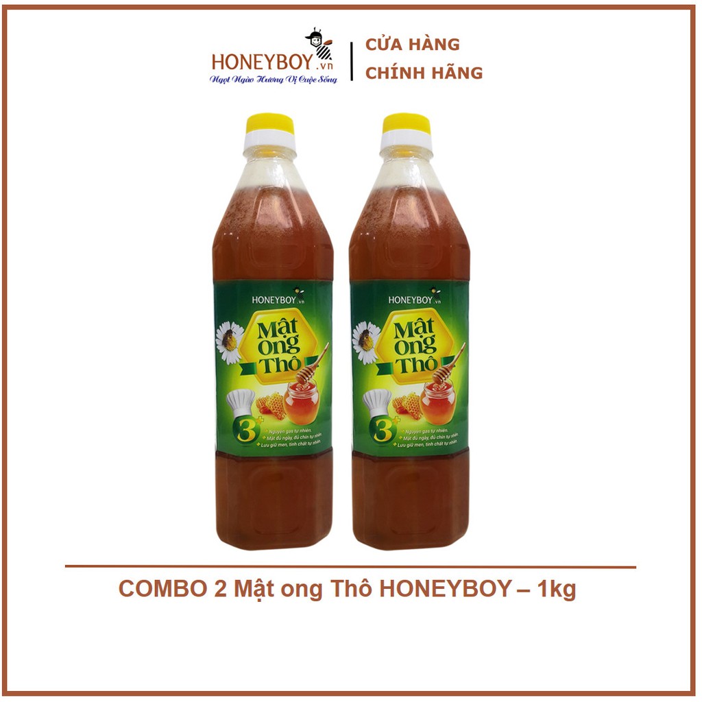 Bộ 2 Mật ong Thô HONEYBOY 1000ml