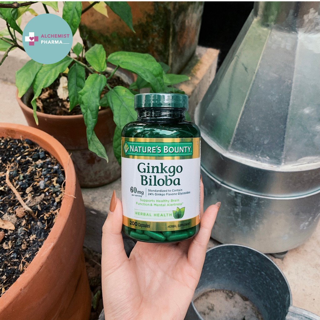 VIÊN UỐNG BỔ NÃO NATURE'S BOUNTY GINKGO BILOBA 60MG VÀ 120MG | Thế Giới Skin Care